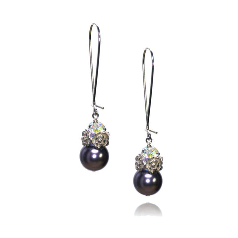 Caeli Mauve Pearl Earrings