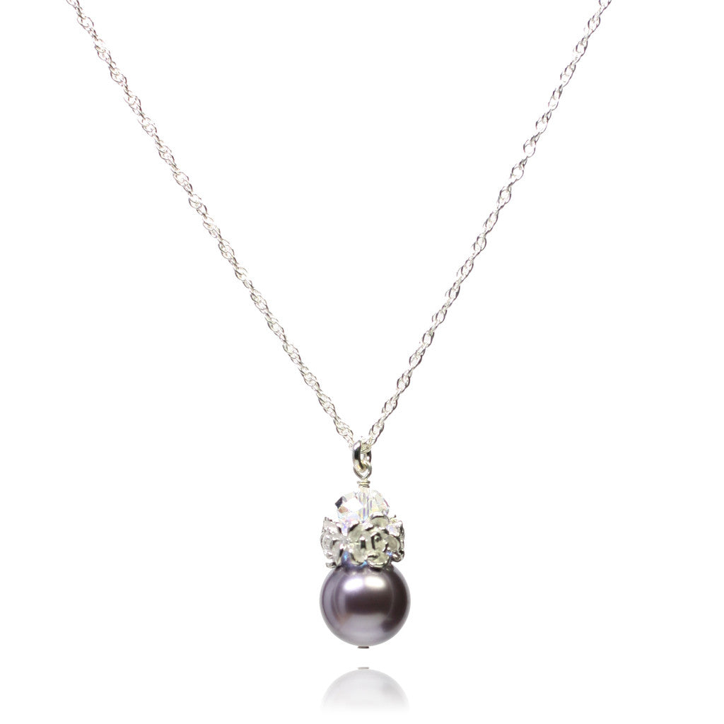 Caeli Mauve Pearl Necklace