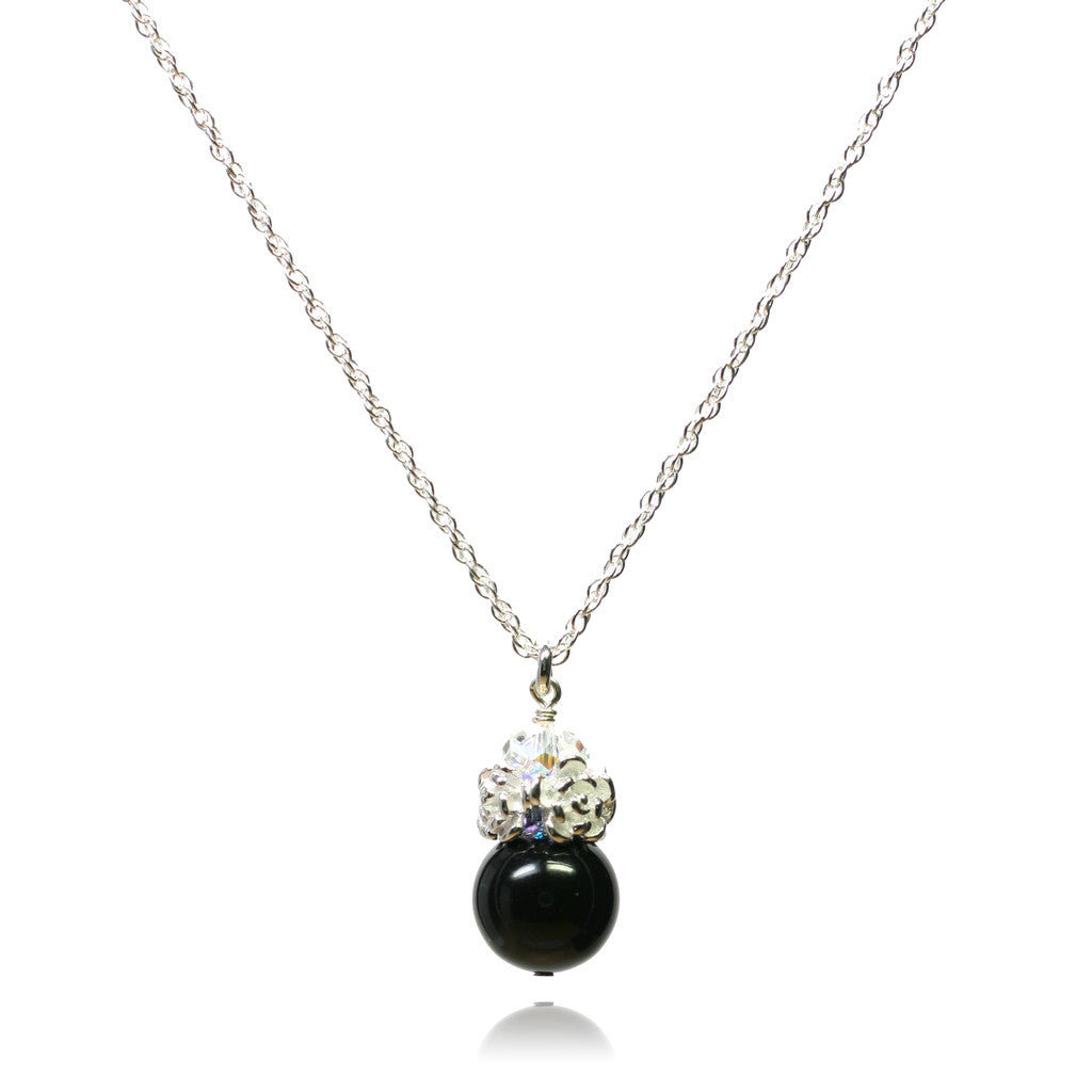 Caeli Mystic Black Pearl Necklace