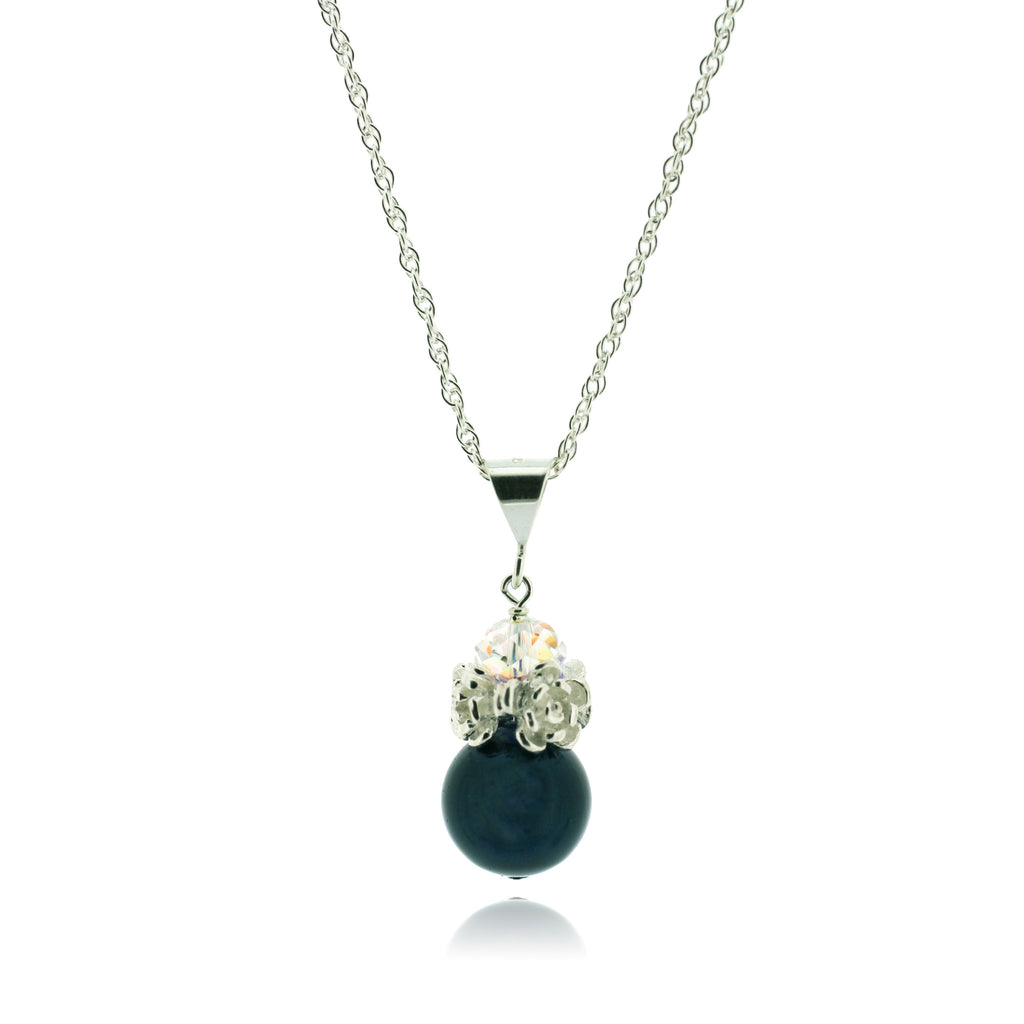 Caeli Petrol Pearl Necklace