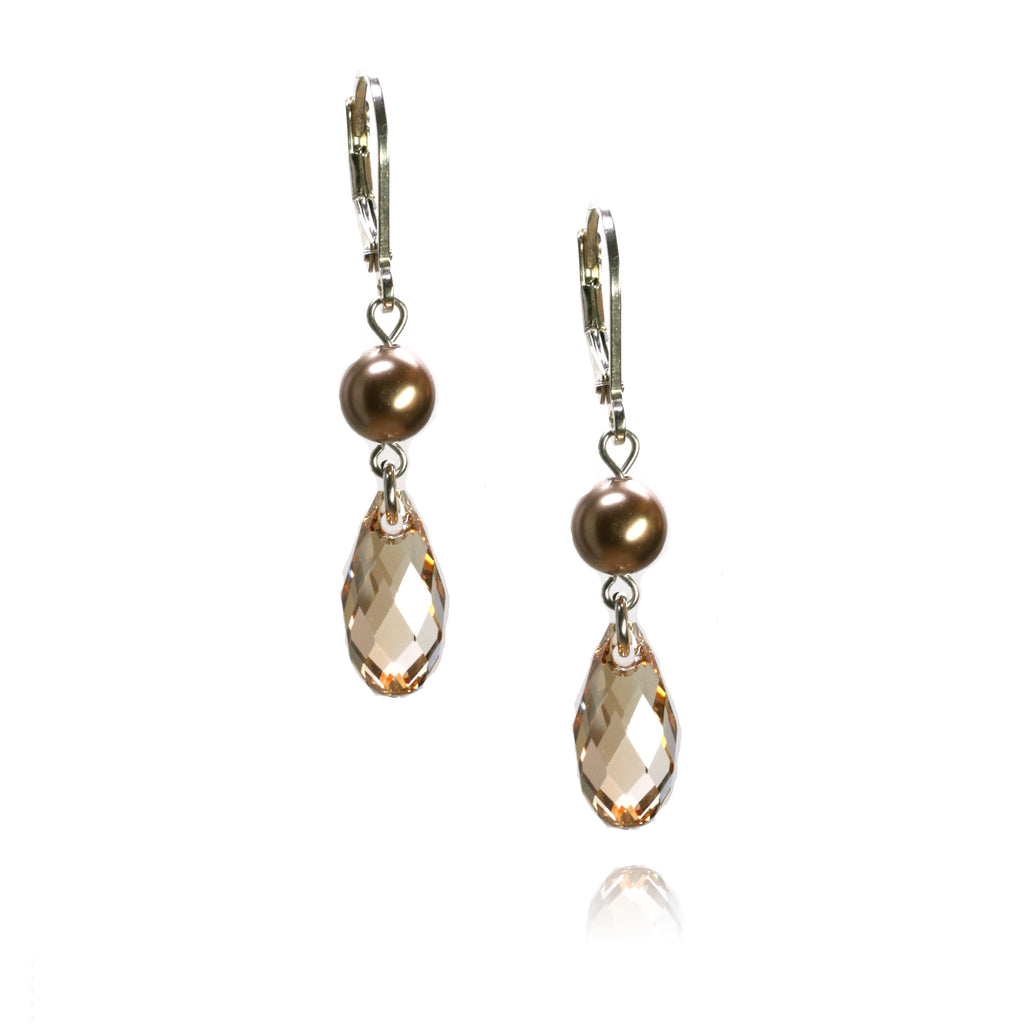 Cathy Golden Shadow Earrings