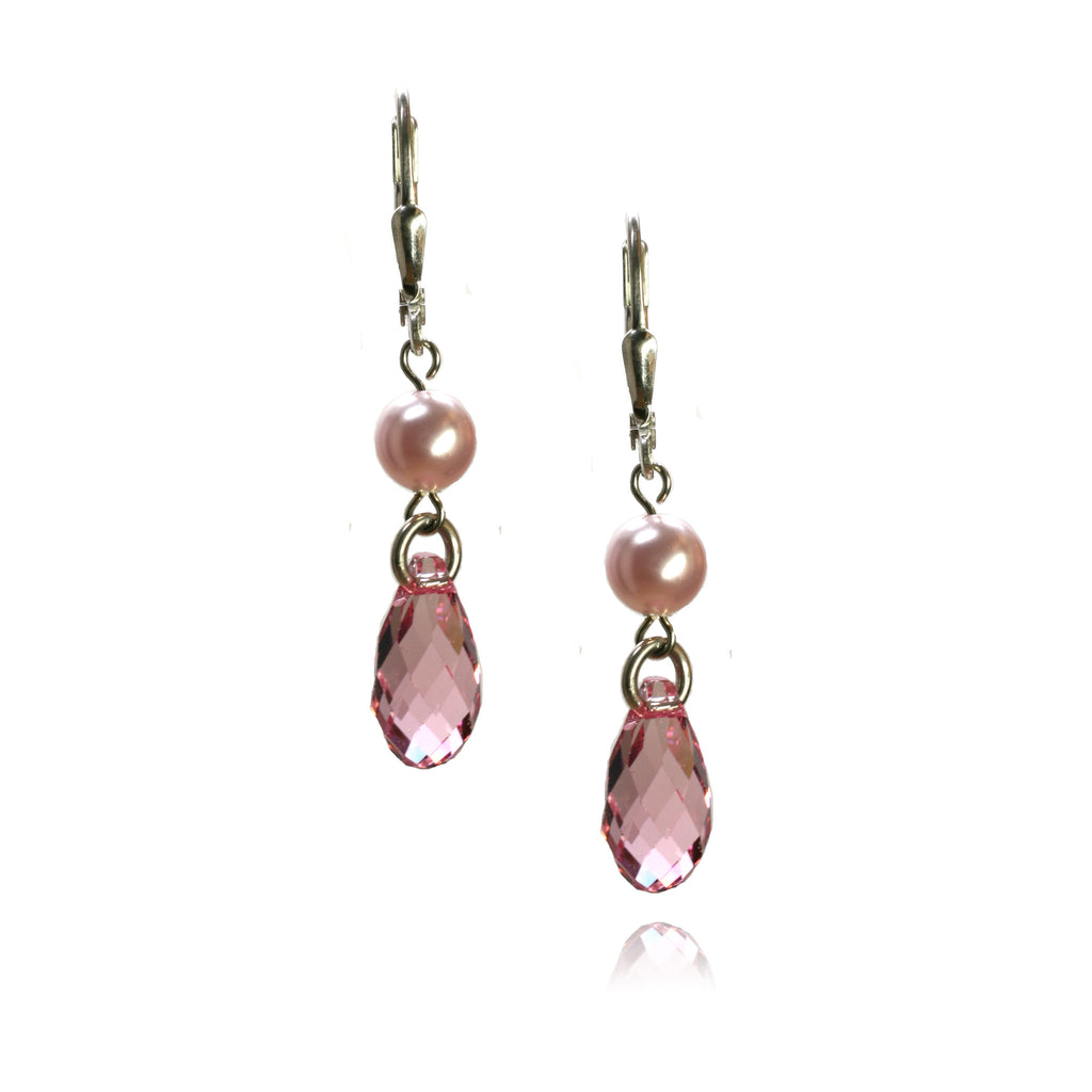 Cathy Light Rose Earrings