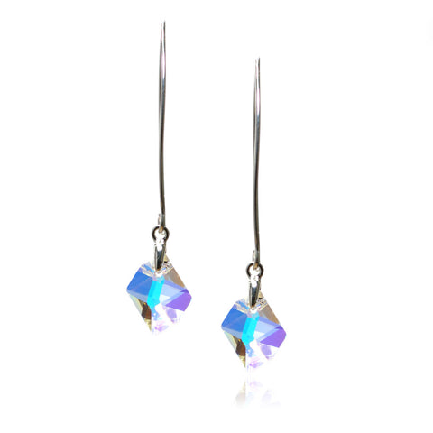 Connie Crystal AB Earrings
