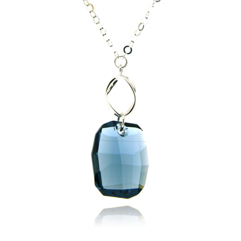 Hailey Denim Blue Necklace
