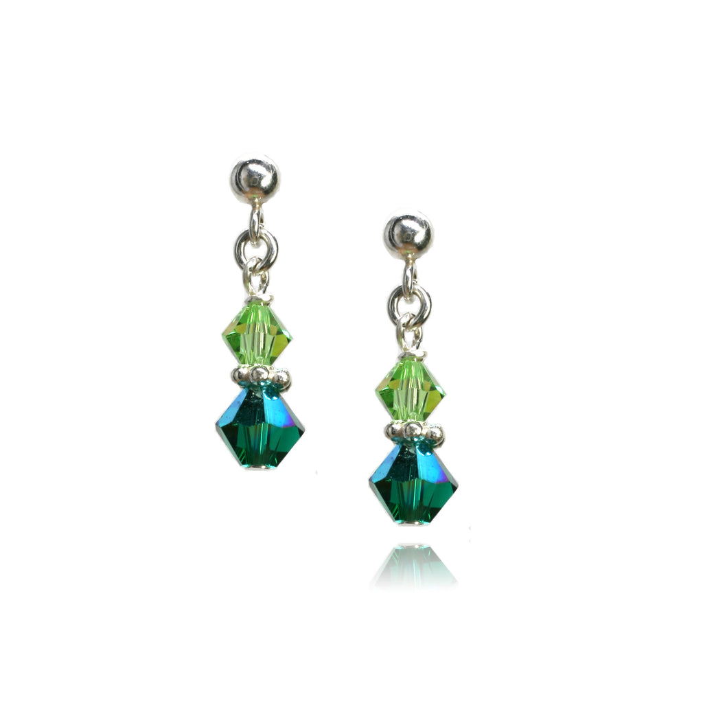 Julie Emerald Earrings