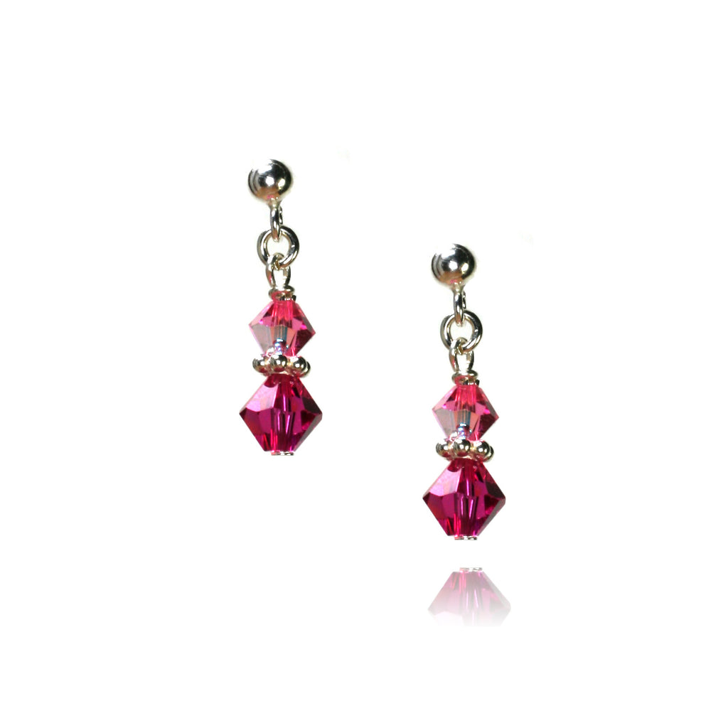 Julie Fuchsia Earrings