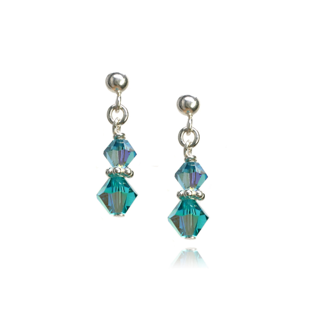 Julie Blue Zircon Earrings
