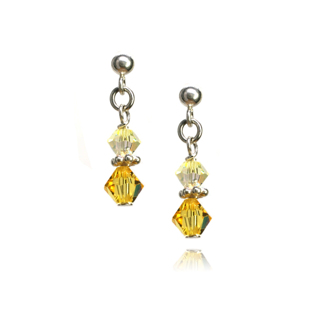 Julie Light Topaz Earrings