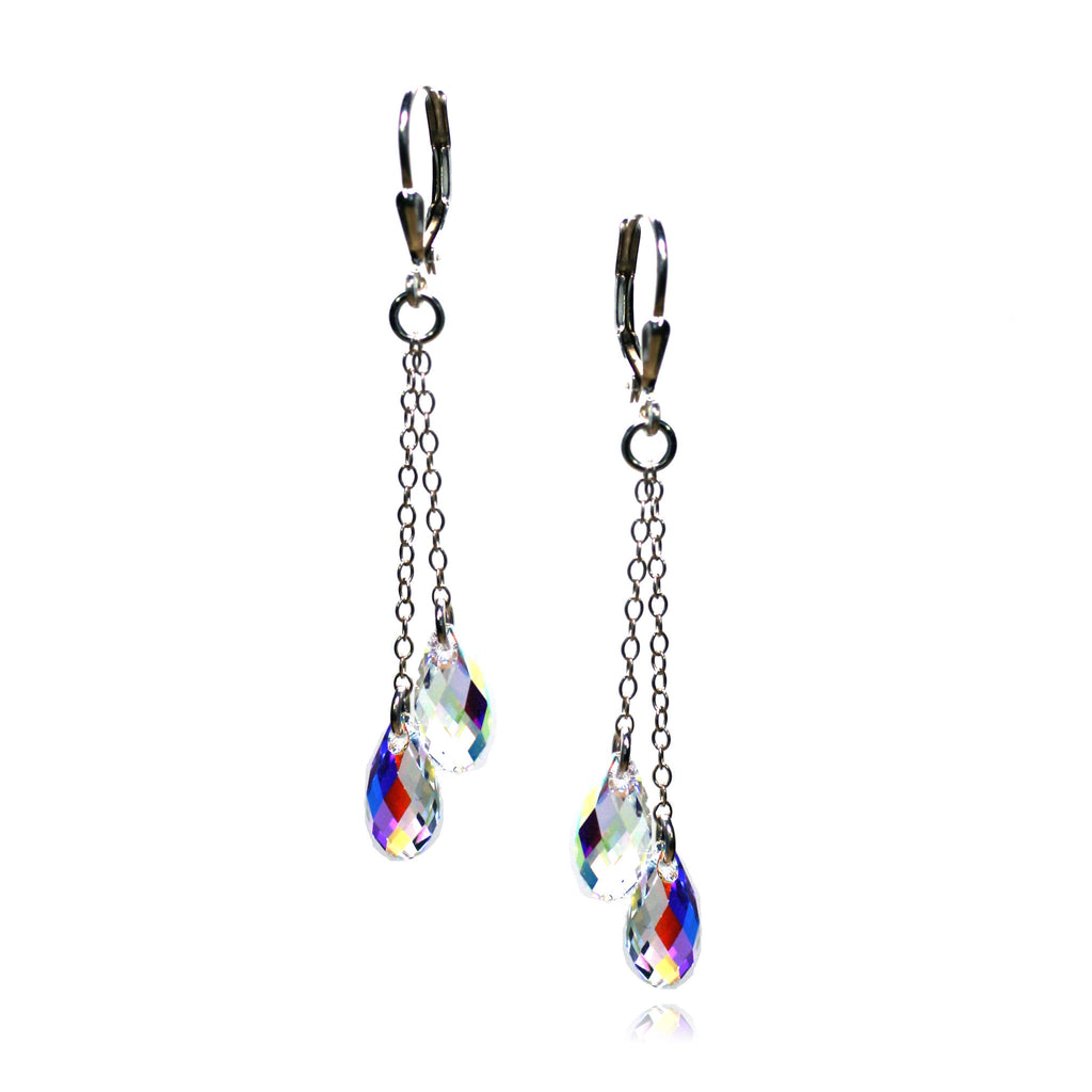 Pamela Crystal AB Earrings