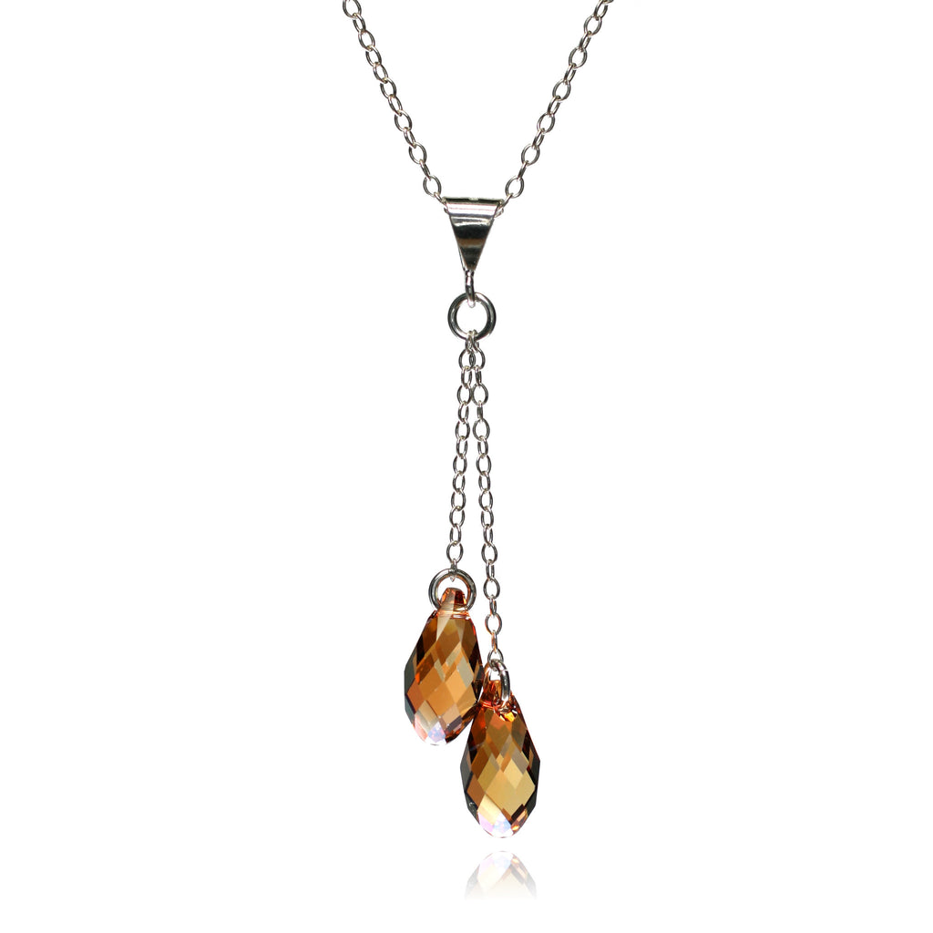 Pamela Crystal Copper Necklace