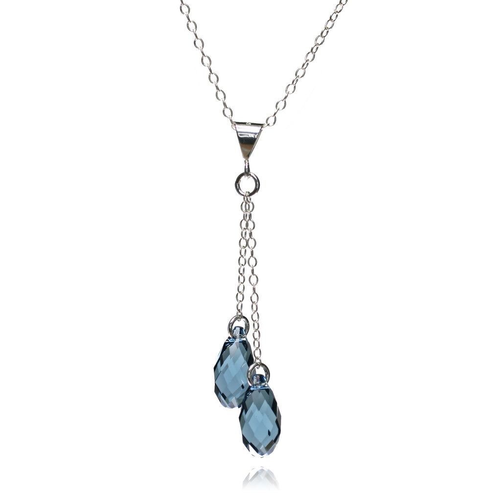 Pamela Denim Blue Necklace