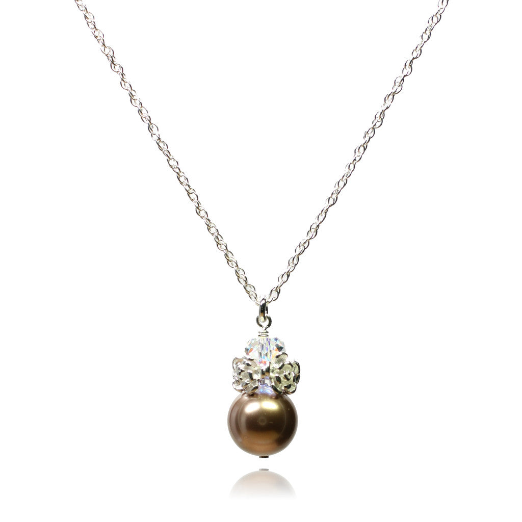 Caeli Bronze Pearl Necklace