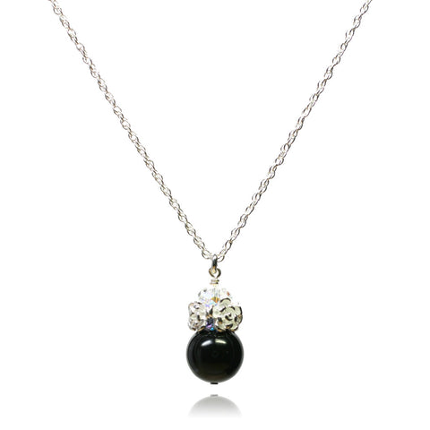 Caeli Mystic Black Pearl Necklace