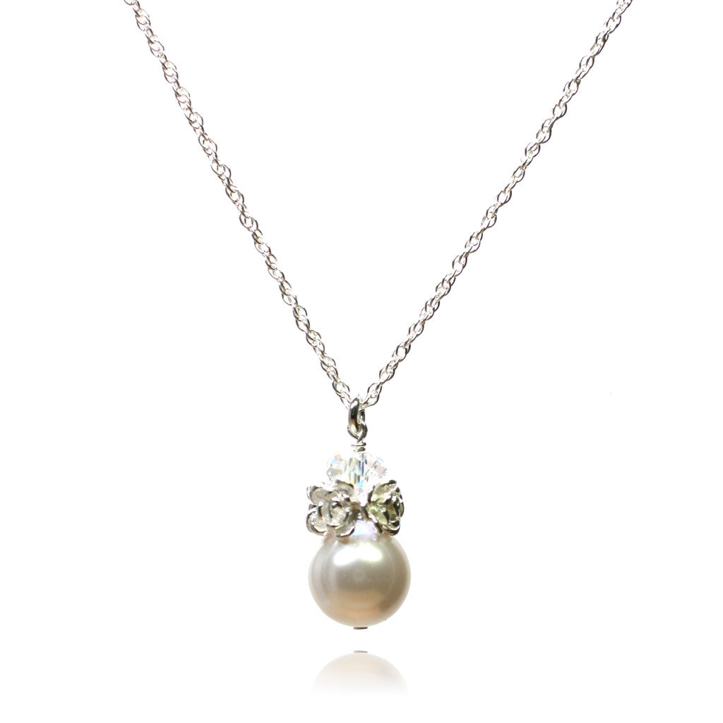Caeli White Pearl Necklace